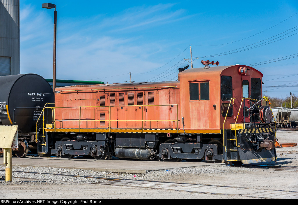 AGPX 4036, Baldwin RS-4-TC, ex Army USAX 4036, at the AG Processing Plant